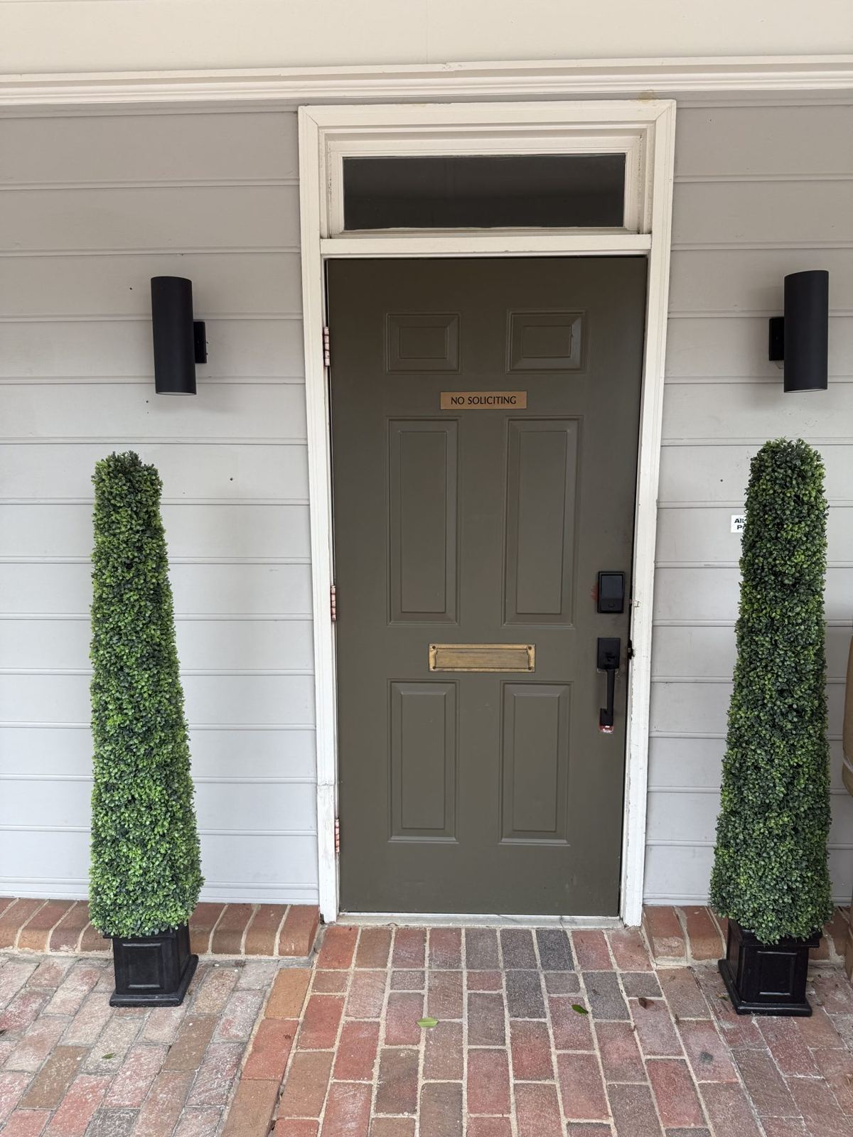 The front door